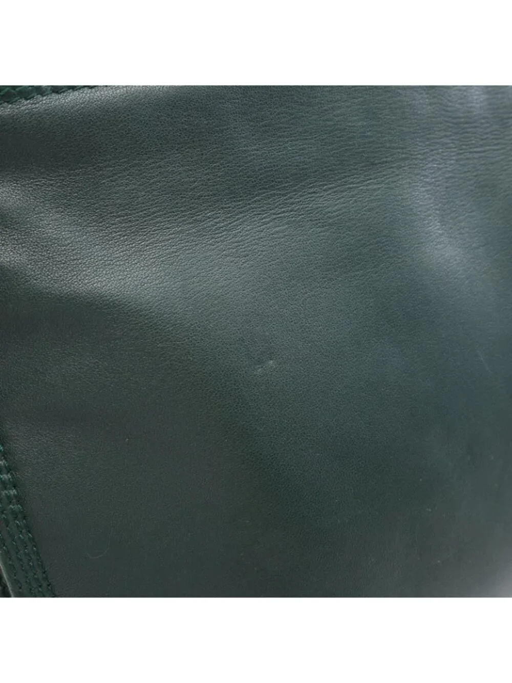 Loewe Tote Anagram Green Leather Shoulder